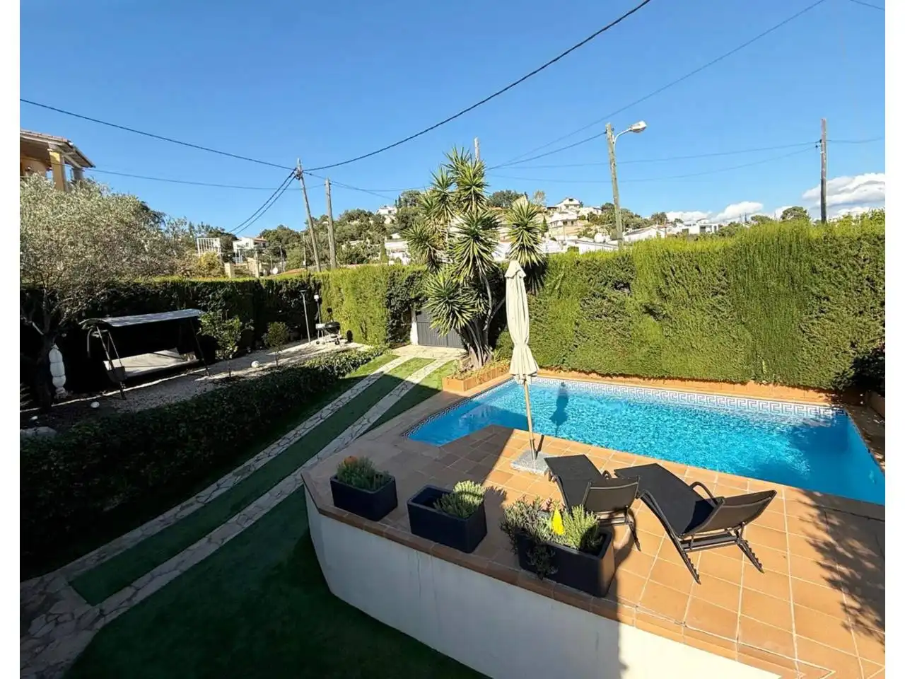 Piscina de Casa o xalet en venda en Lloret de Mar amb Aire condicionat, Calefacció i Jardí privat
