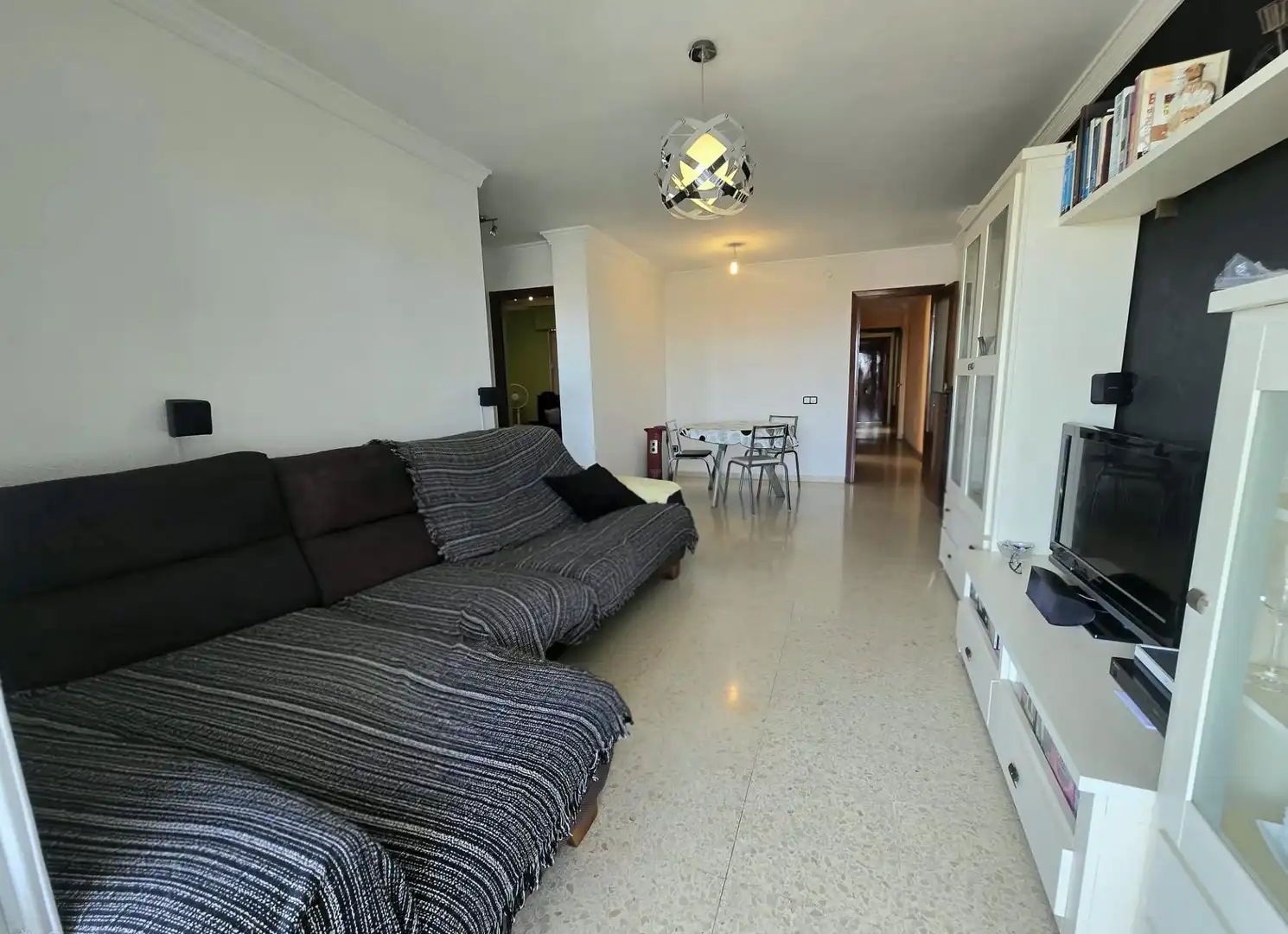 Sala de estar de Piso en venta en Málaga con Jardín privado, Terraza y Amueblado