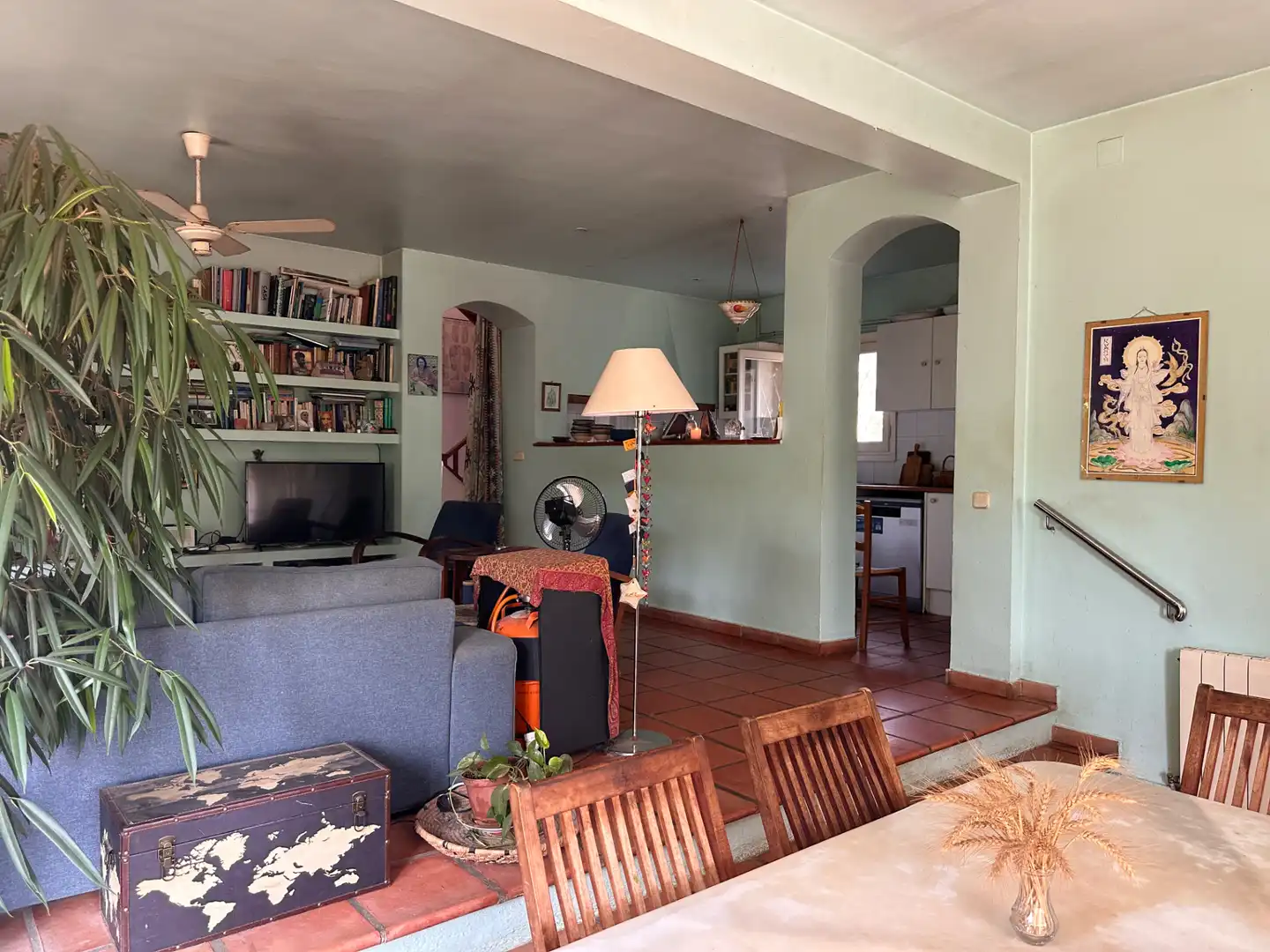 Sala d'estar de Casa o xalet en venda en Aiguamúrcia amb Calefacció, Jardí privat i Terrassa