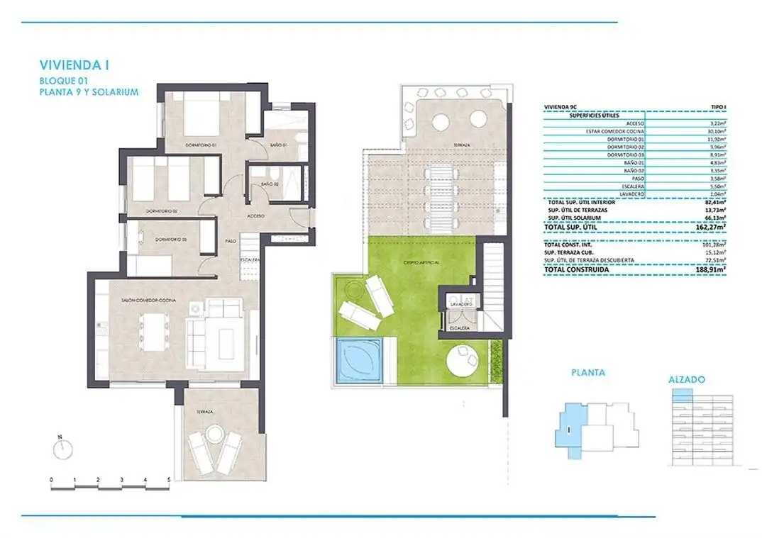 Attique avec piscine à vendre à Zona Levante - Playa Fossa, imagen 30