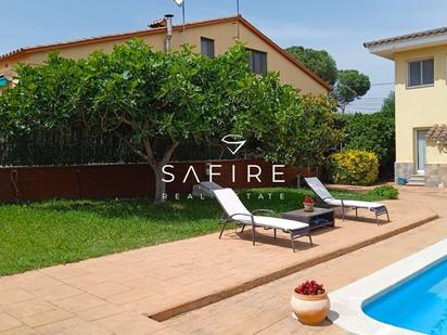 Garden of House or chalet for sale in Santa Coloma de Farners  with Air Conditioner, Heating and Private garden