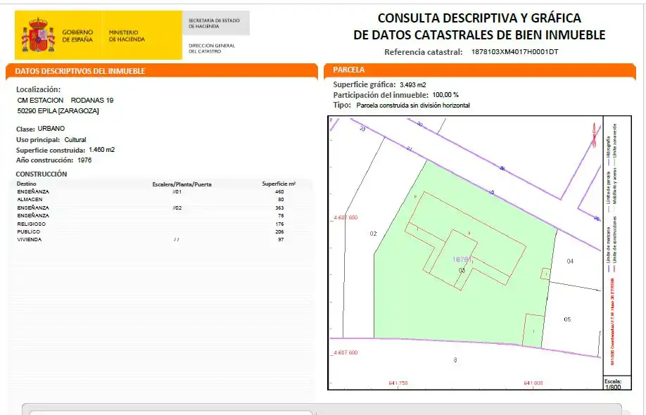 Edificio en venta en Épila