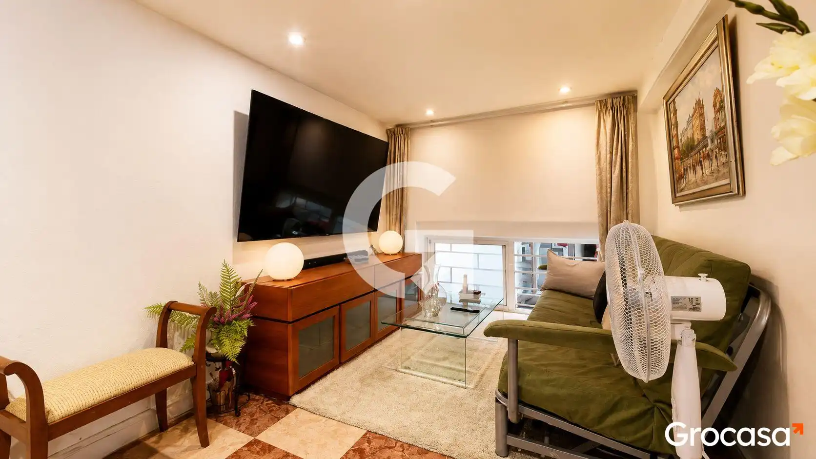 Living room of Flat for sale in Barcelona  with Air Conditioner and Heating