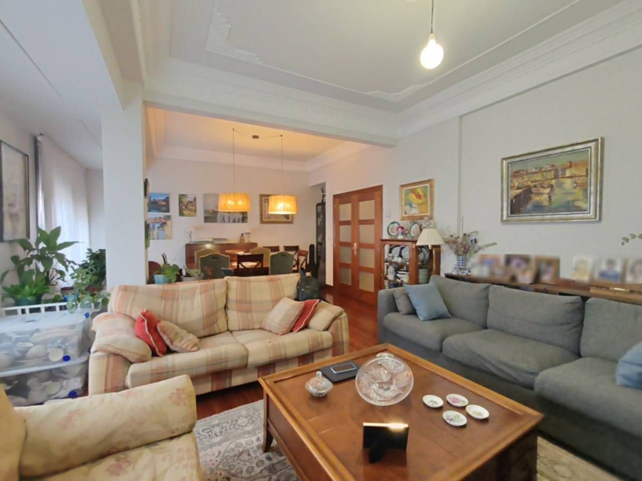 Living room of Flat for sale in Bilbao   with Heating and Balcony