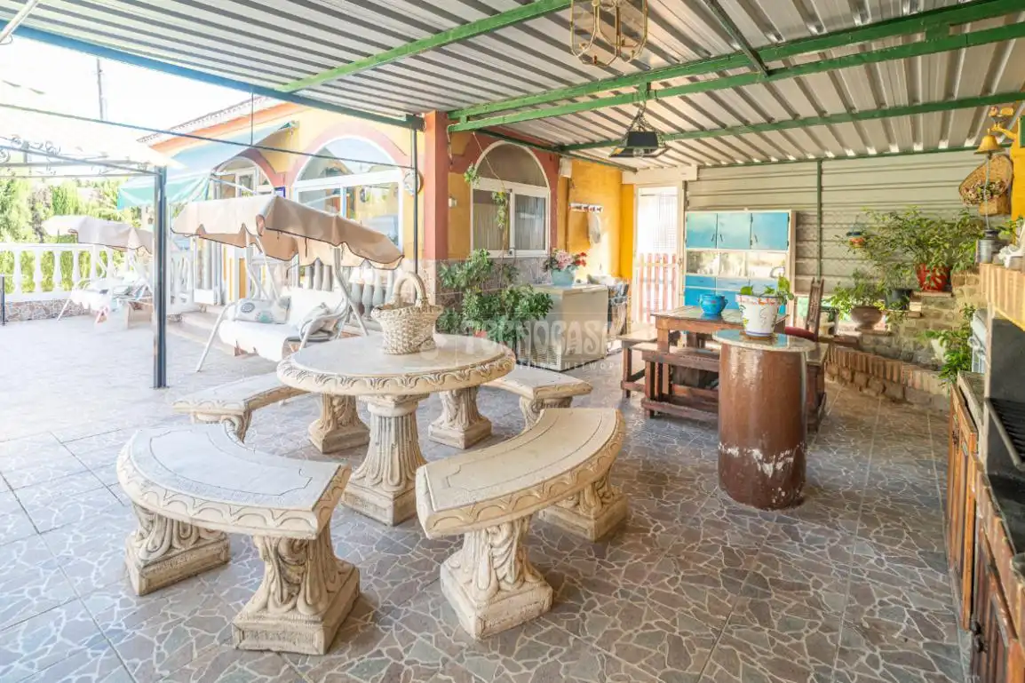 Terraza de Finca rústica en venta en Linares con Aire acondicionado, Jardín privado y Terraza
