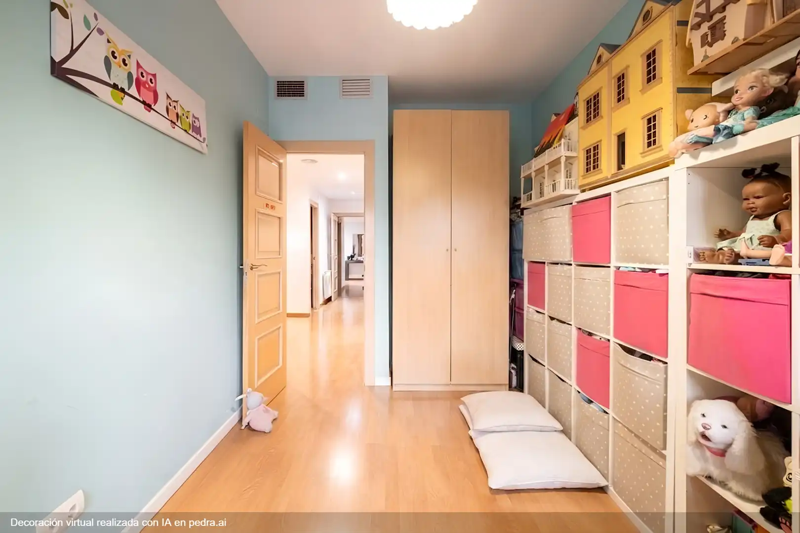 Bedroom of Flat for sale in Sant Cugat del Vallès  with Air Conditioner, Heating and Parquet flooring