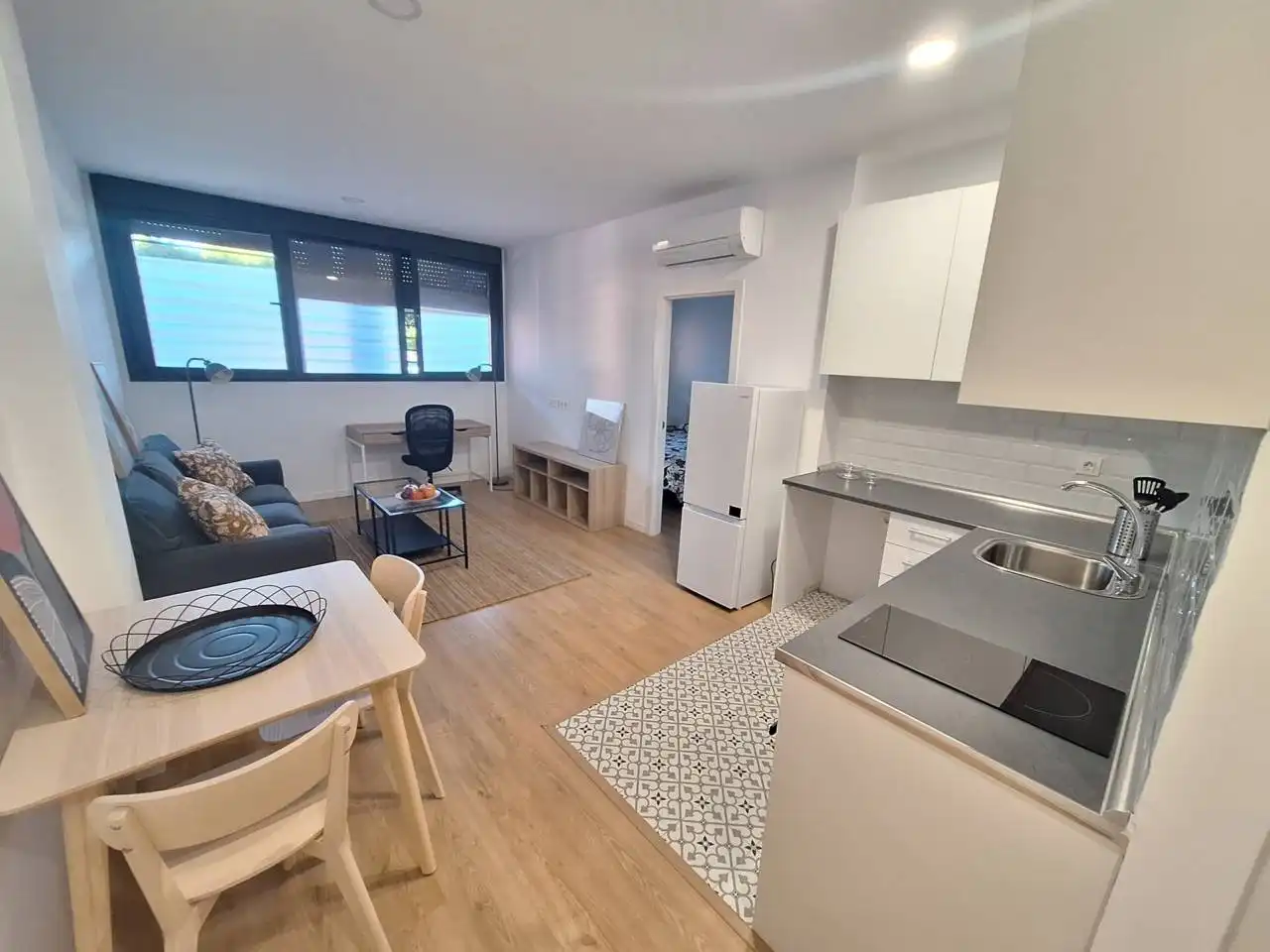 Wohnzimmer von Wohnungen zur Miete in Fuenlabrada mit Klimaanlage, Heizung und Möbliert