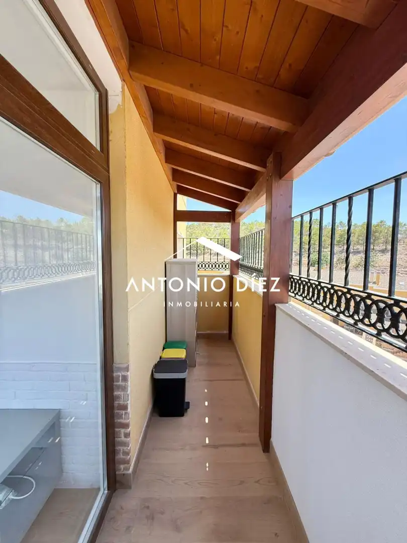 Balcony of Attic for sale in Aspe  with Air Conditioner, Terrace and Storage room