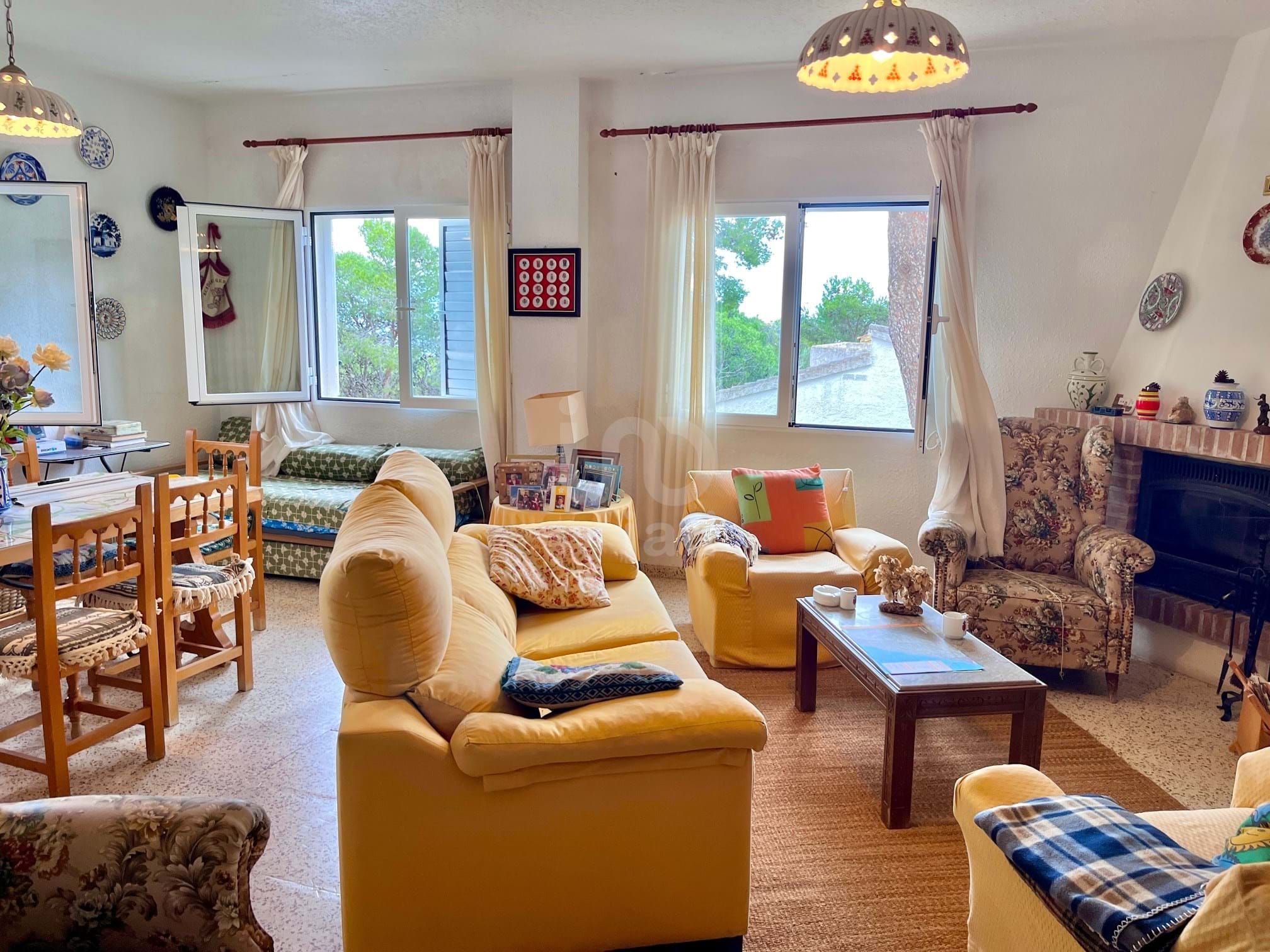 Living room of House or chalet for sale in Alcalà de Xivert  with Heating, Terrace and Swimming Pool