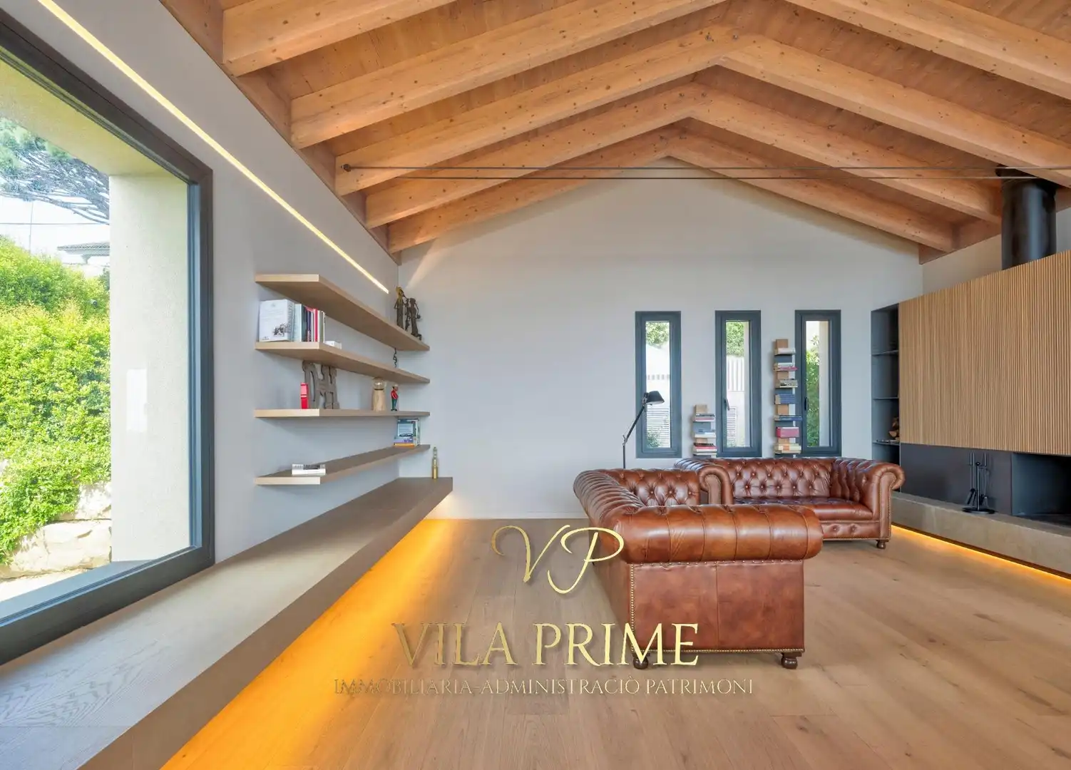 Living room of Houses for sale in Cabrils  with Air Conditioner, Heating and Private garden