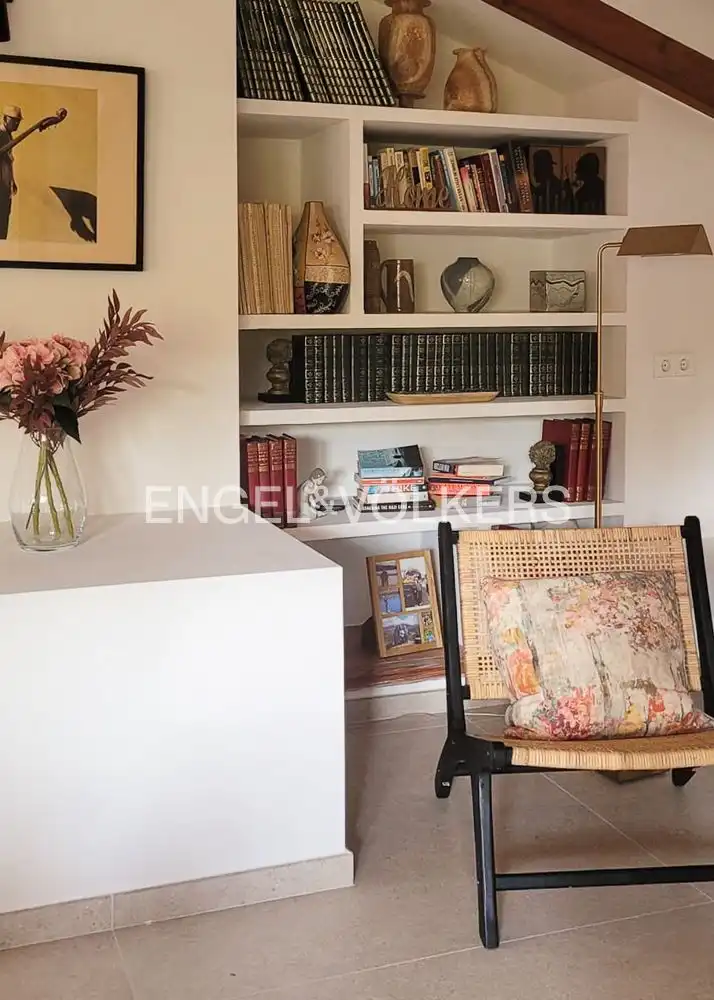 Sala d'estar de Casa o xalet de lloguer en Náquera amb Aire condicionat, Calefacció i Jardí privat