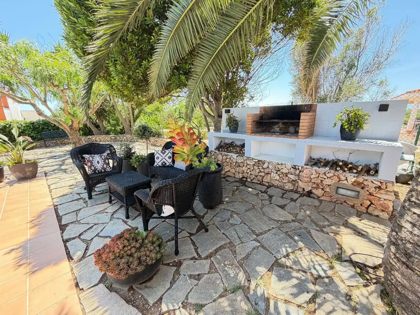 Terrace of Flat for sale in Sant Lluís  with Air Conditioner, Private garden and Parquet flooring