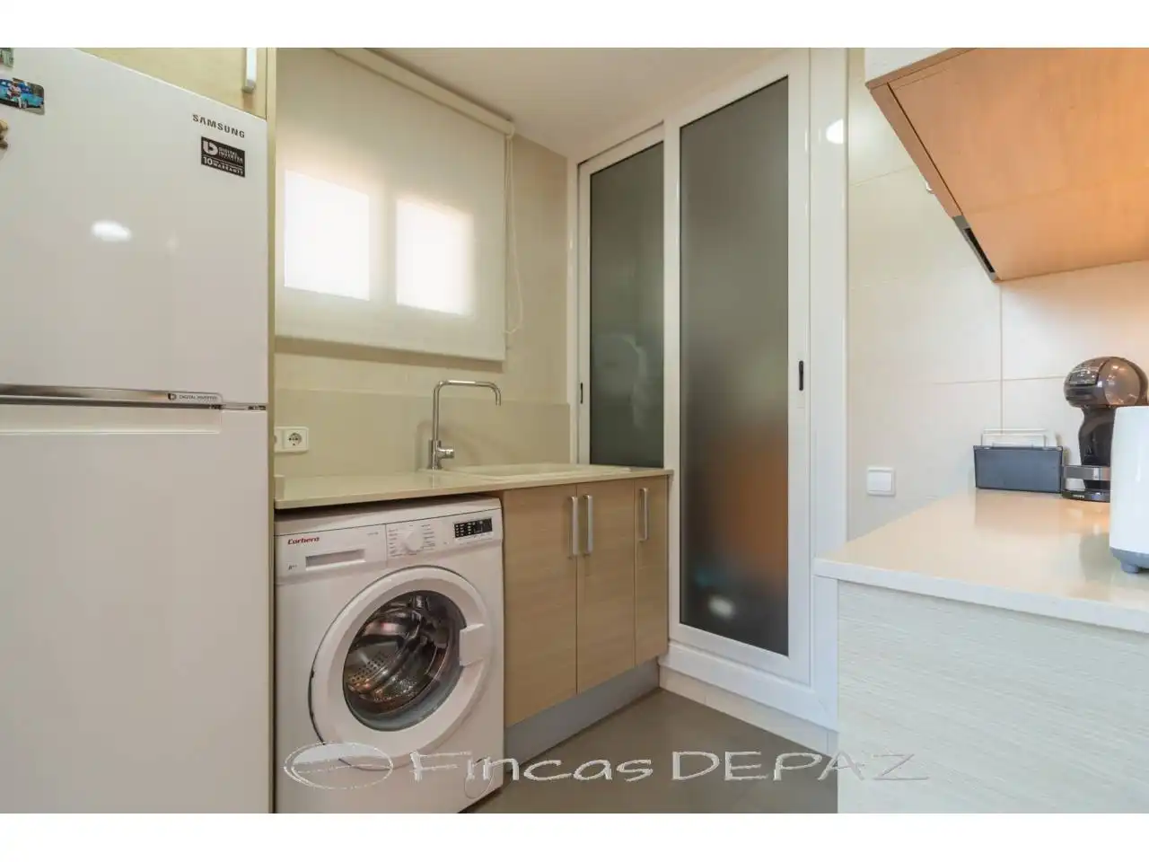 Kitchen of Flat for sale in Castelldefels  with Air Conditioner, Heating and Parquet flooring