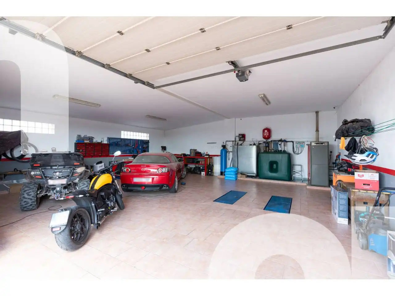Parking of Country homes for sale in Les Franqueses del Vallès  with Air Conditioner, Heating and Private garden