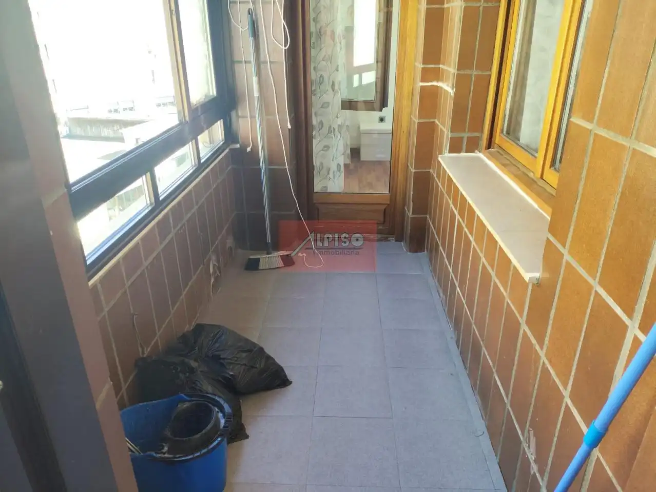 Balcony of Flat for rent in Ourense Capital   with Air Conditioner, Heating and Parquet flooring