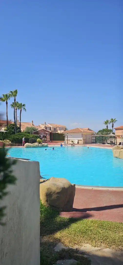 Swimming pool of Houses for rent in Santa Pola  with Air Conditioner, Heating and Private garden