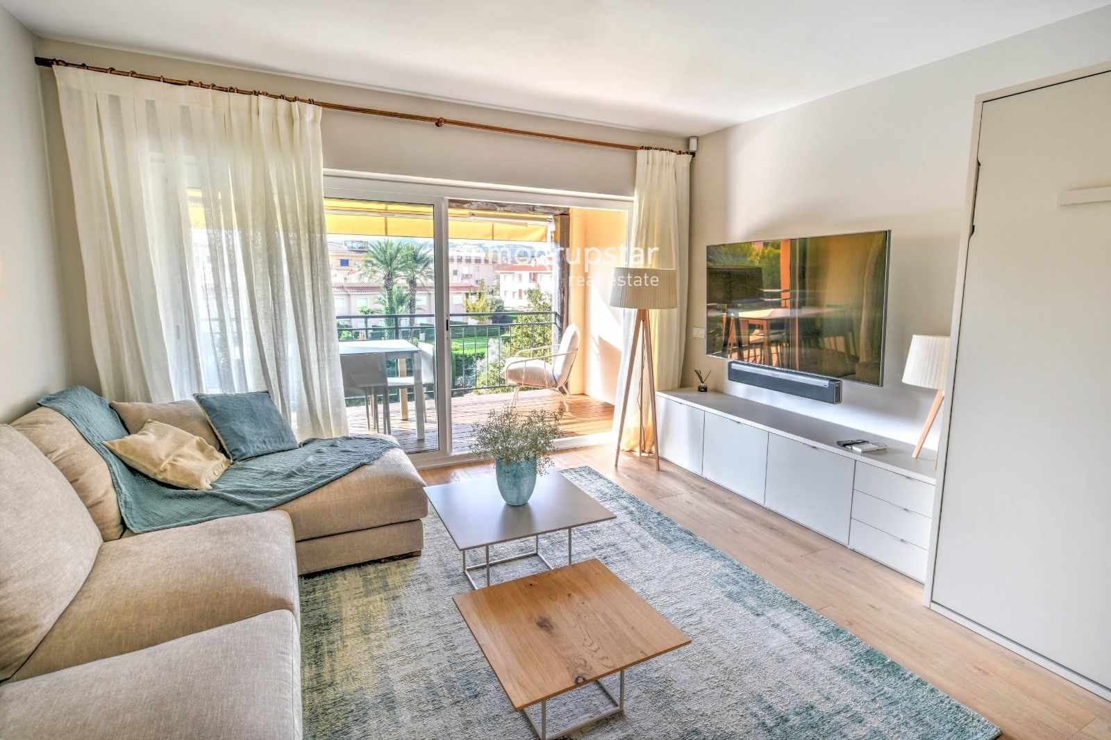 Wohnzimmer von Dachboden zum verkauf in Sant Feliu de Guíxols mit Klimaanlage, Heizung und Terrasse