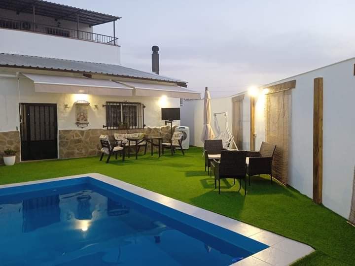 Swimming pool of House or chalet to rent in Mengíbar  with Air Conditioner, Swimming Pool and Furnished