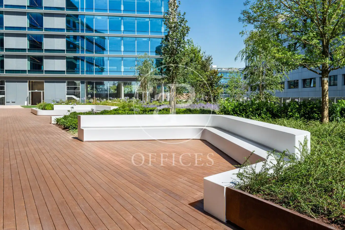 Terrace of Office for rent in Madrid  with Air Conditioner