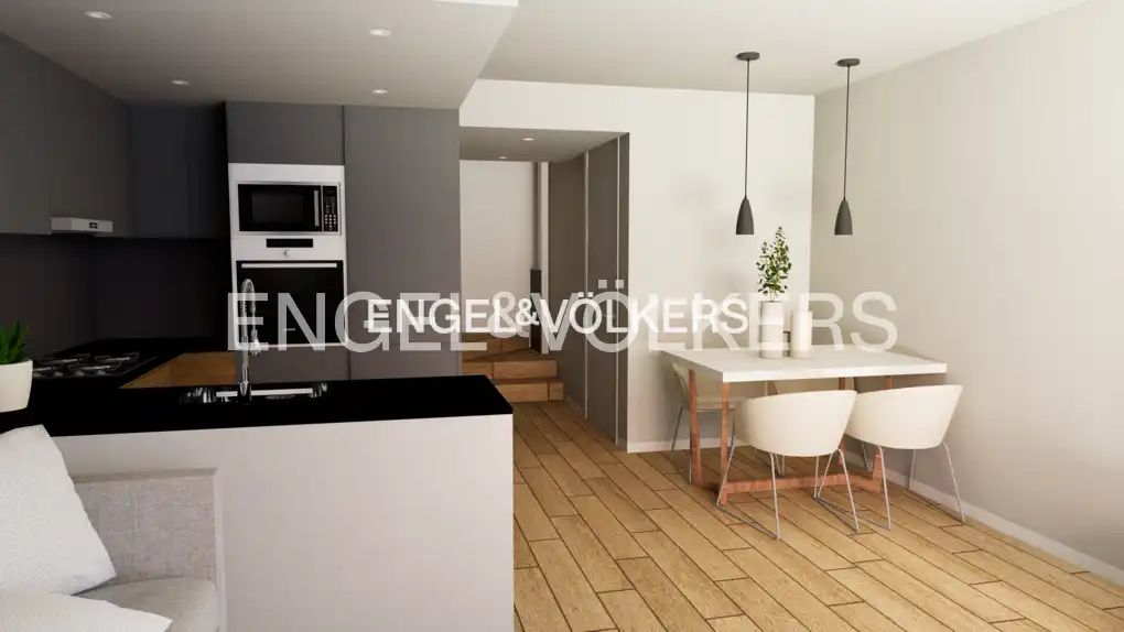 Küche von Wohnung zum Verkauf in L'Hospitalet de Llobregat mit Klimaanlage, Heizung und Terrasse