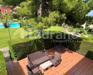 Garden of Single-family semi-detached for sale in Finestrat  with Air Conditioner and Swimming Pool