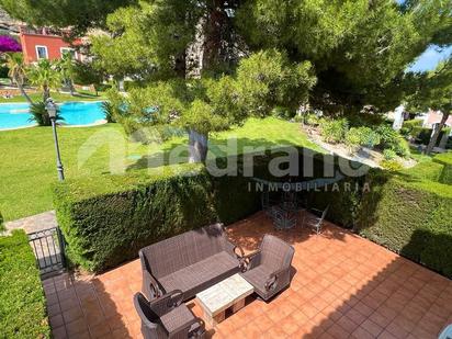 Jardí de Casa adosada en venda en Finestrat amb Aire condicionat i Piscina