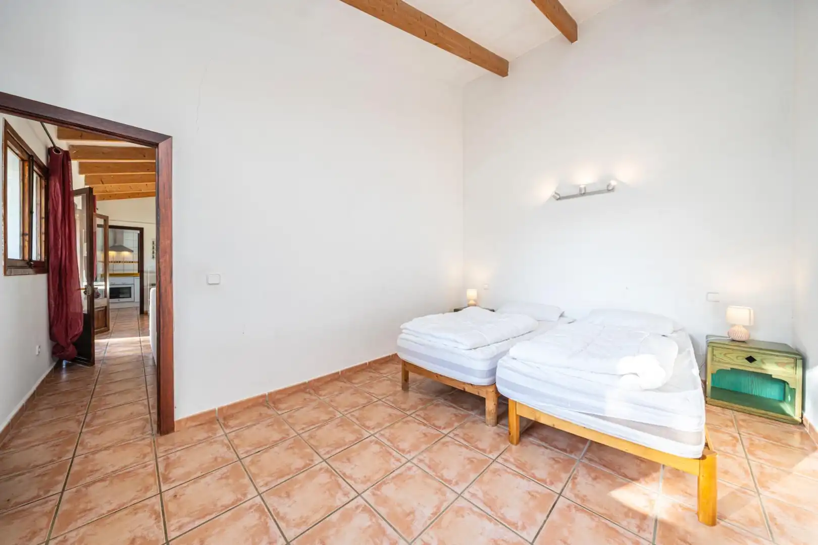 Schlafzimmer von Haus oder Chalet zum Verkauf in Son Servera mit Klimaanlage, Heizung und Privatgarten