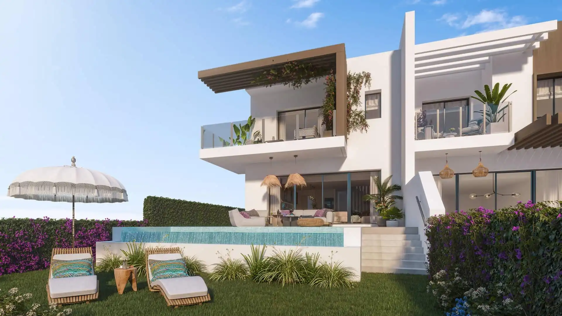 Maison mitoyenne avec piscine à vendre à El Faro de Calaburra - Chaparral, imagen 2