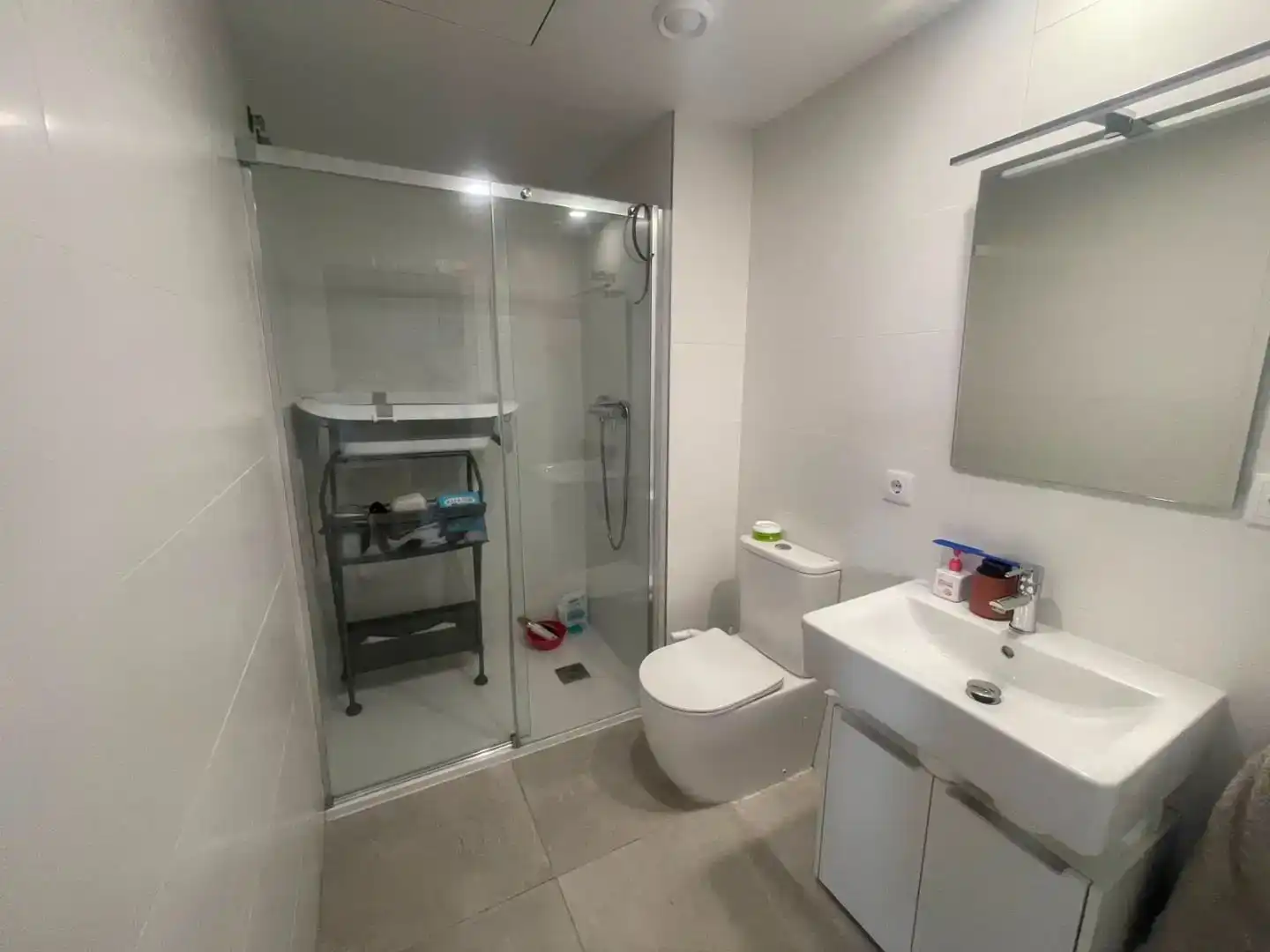 Badezimmer von Dachboden zur Miete in Sant Sadurní d'Anoia mit Klimaanlage und Balkon