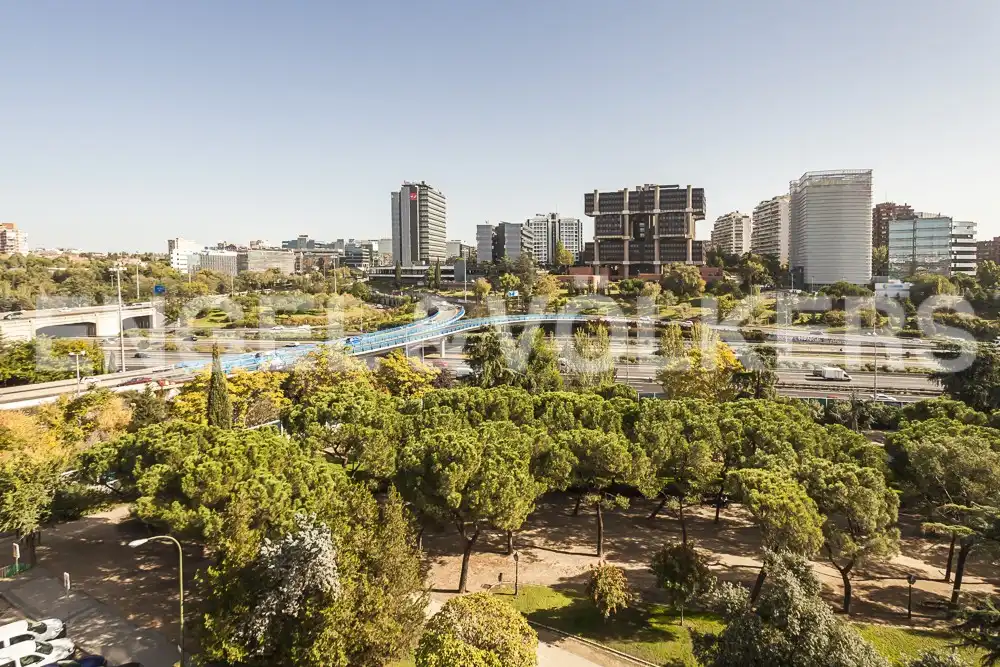 Vista exterior de Pis de lloguer en Madrid amb Aire condicionat, Calefacció i Moblat