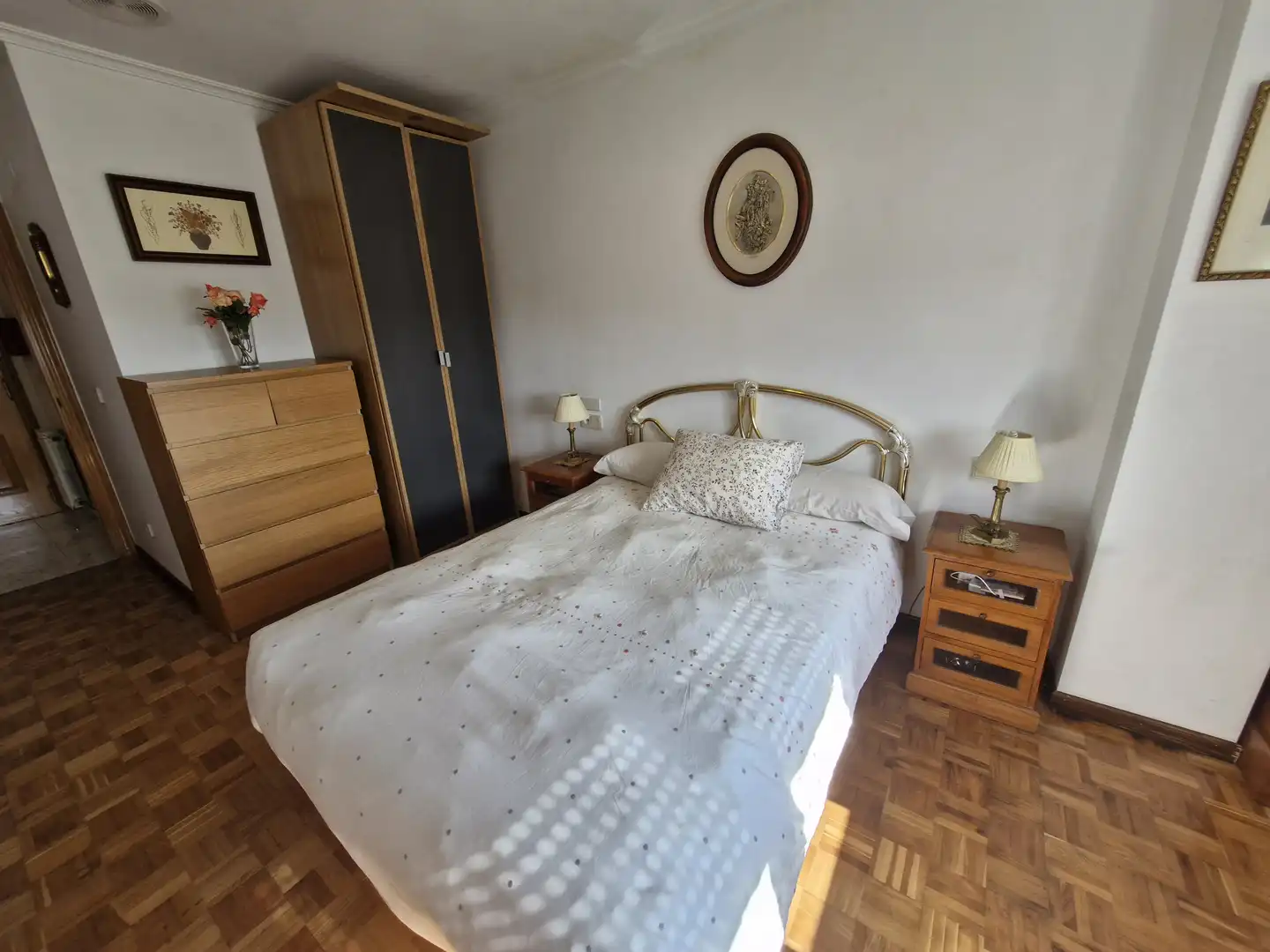 Bedroom of Flat for sale in Foz  with Heating, Storage room and Furnished