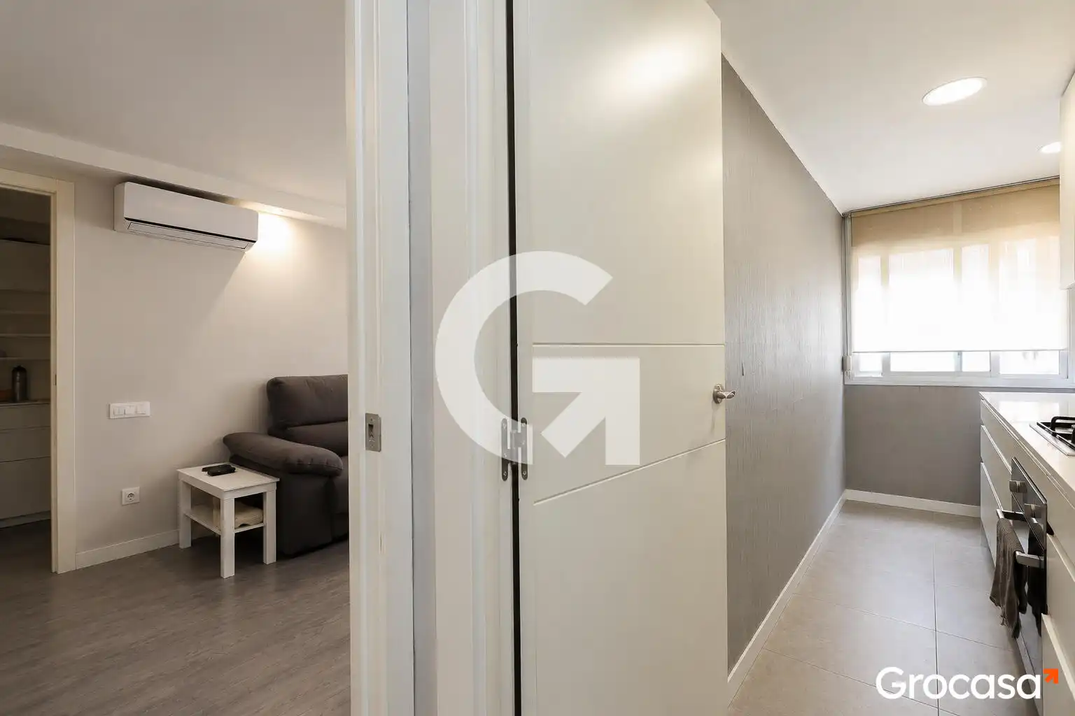 Bedroom of Flat for sale in Cornellà de Llobregat  with Air Conditioner