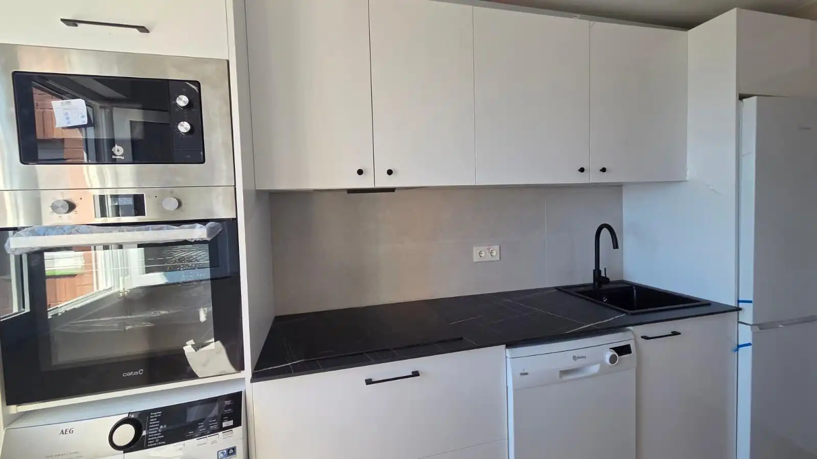 Küche von Wohnung zur Miete in Santander mit Heizung, Parkett und Terrasse