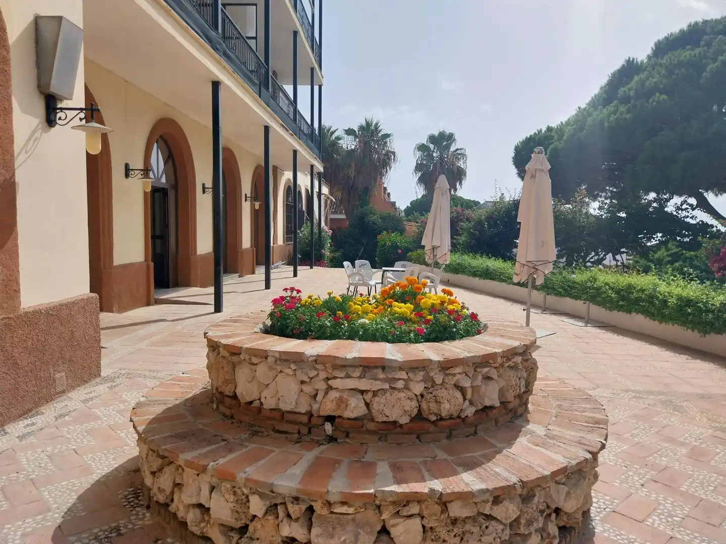 Terrassa de Apartament de lloguer en Mijas amb Jardí privat, Terrassa i Balcó