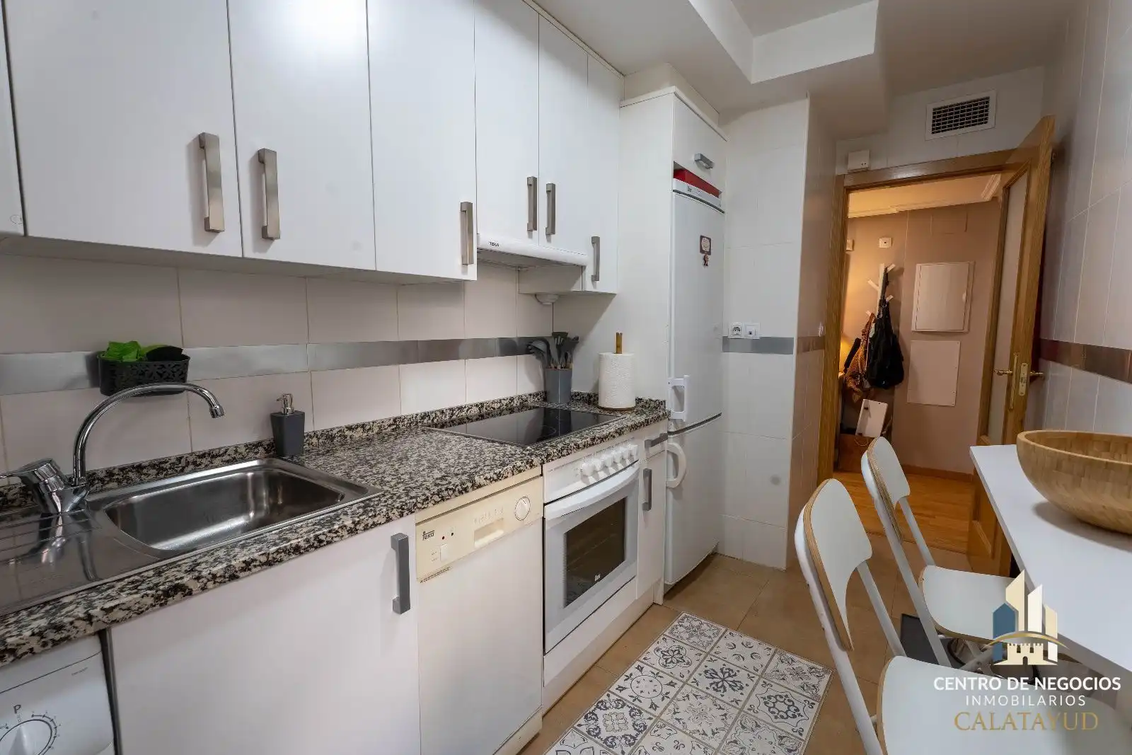 Cuina de Pis per a compartir en Calatayud amb Aire condicionat, Calefacció i Parquet