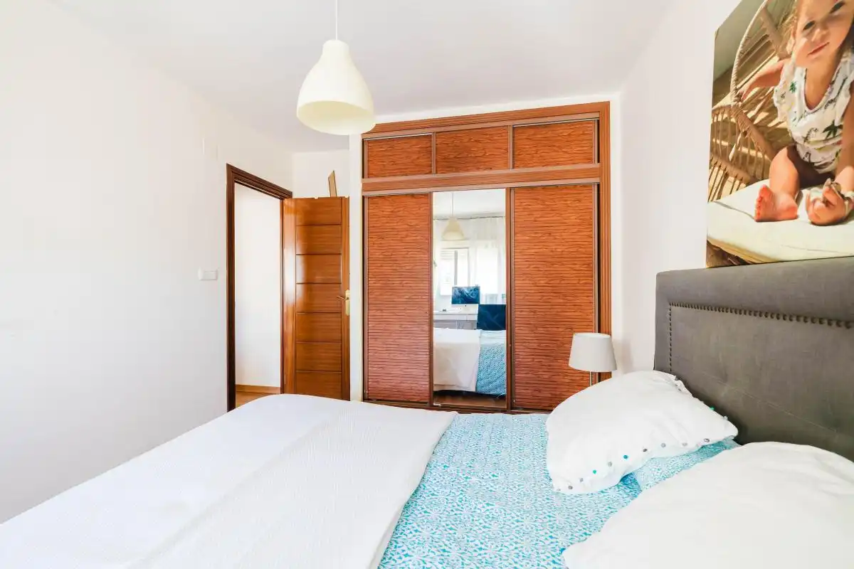 Bedroom of Flat for sale in Málaga  with Air Conditioner, Heating and Terrace