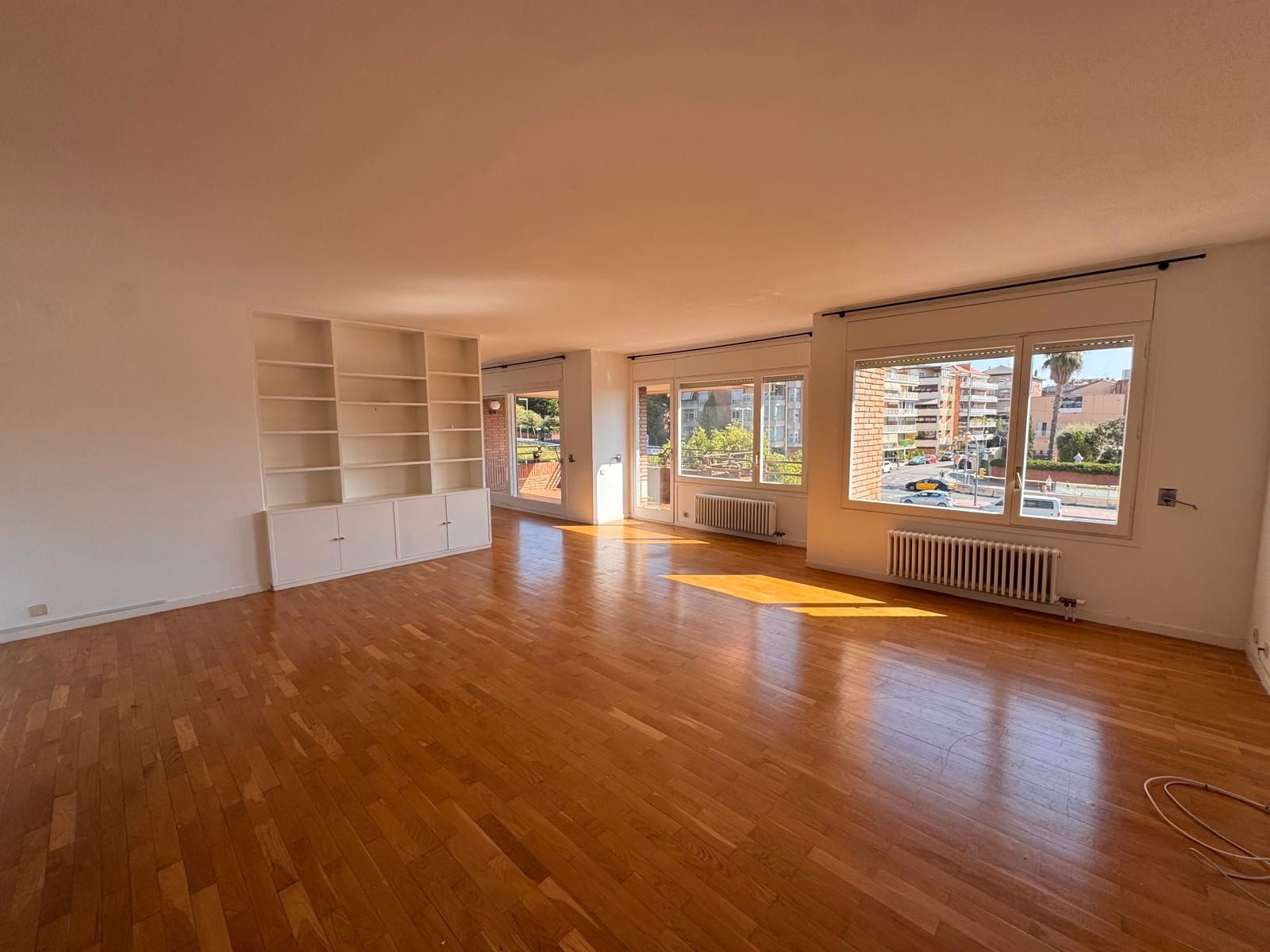Sala d'estar de Pis de lloguer en  Barcelona Capital amb Aire condicionat, Calefacció i Parquet
