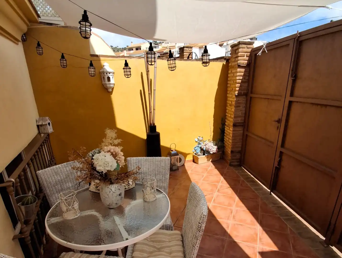 Terraza de Casa adosada en venta en Málaga con Aire acondicionado y Balcón