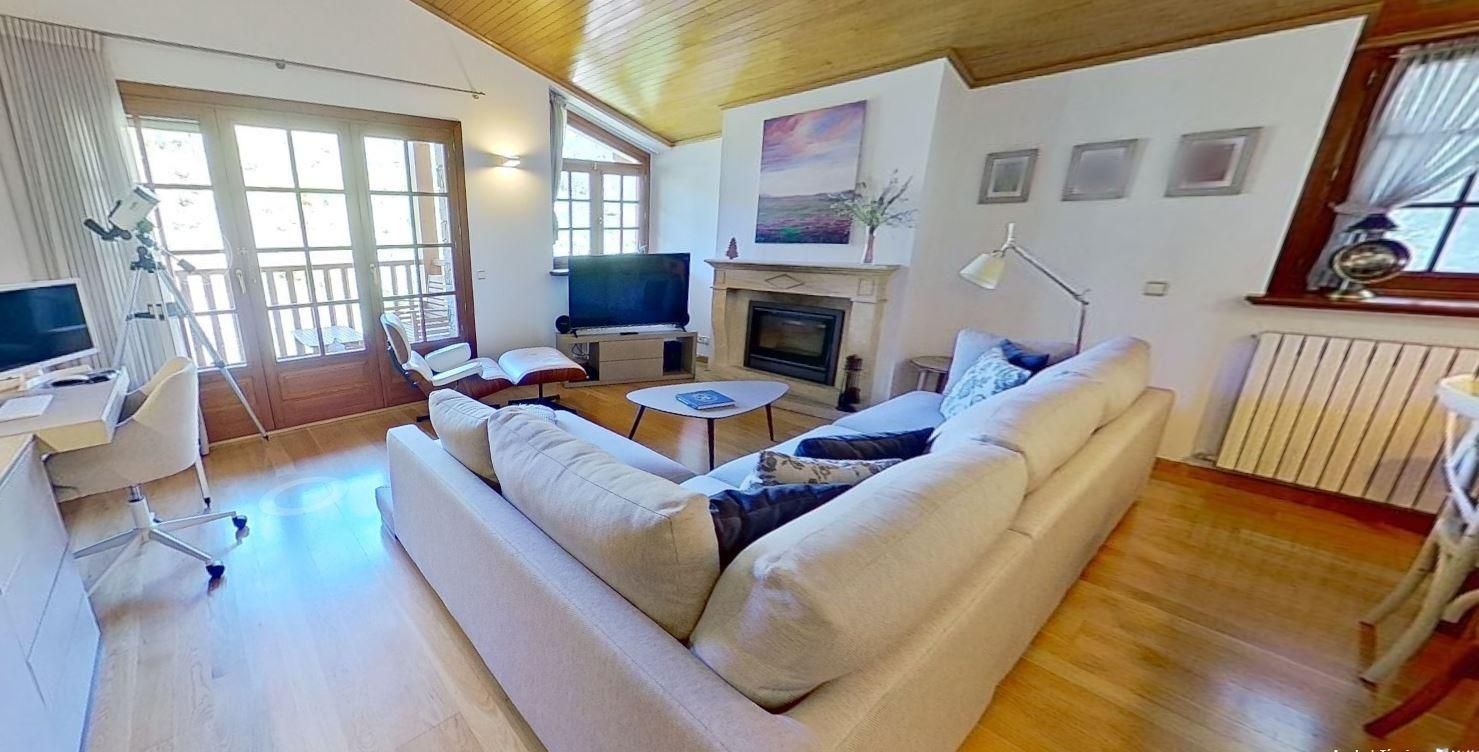 Sala de estar de Apartamento de alquiler en La Massana con Calefacción, Parquet y Terraza