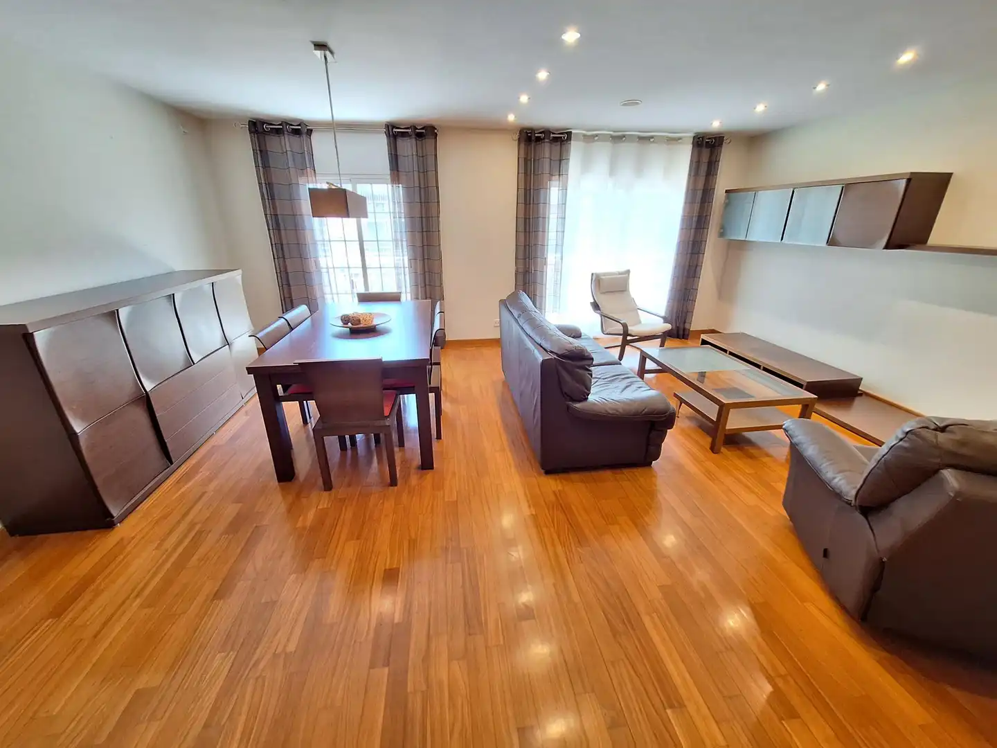 Living room of Flat for rent in Igualada  with Heating, Furnished and Balcony