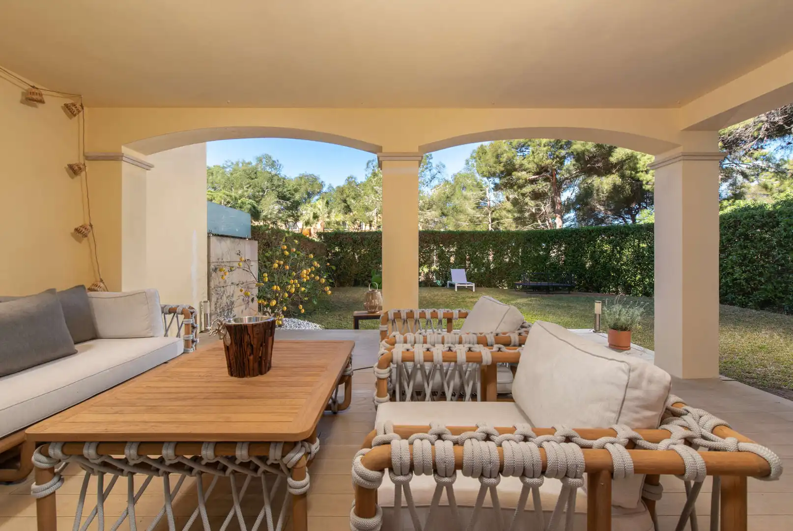 Terrasse von Erdgeschoss zum Verkauf in Calvià mit Klimaanlage, Heizung und Terrasse