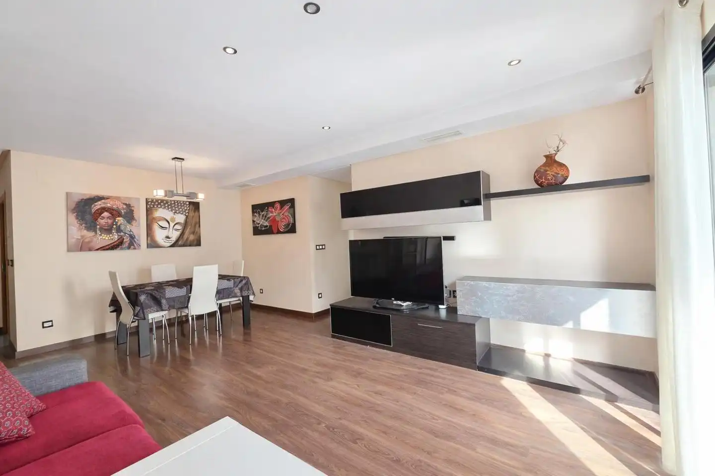 Sala de estar de Piso en venta en Crevillent con Aire acondicionado, Terraza y Piscina