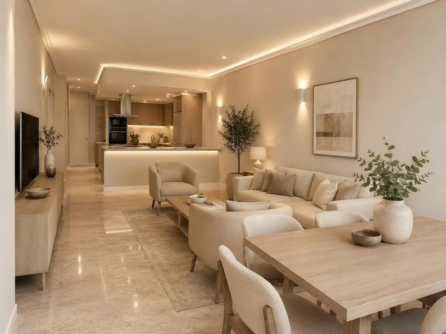 Sala d'estar de Apartament en venda en Adeje amb Jardí privat, Terrassa i Piscina comunitària