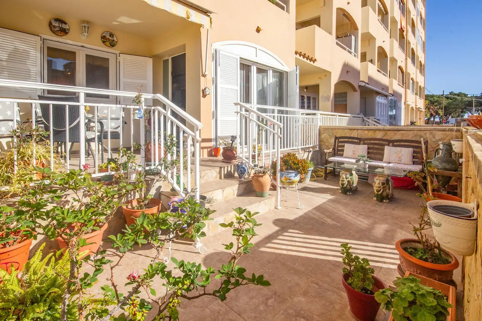 Terrasse von Erdgeschoss zum Verkauf in Calvià mit Klimaanlage, Heizung und Terrasse