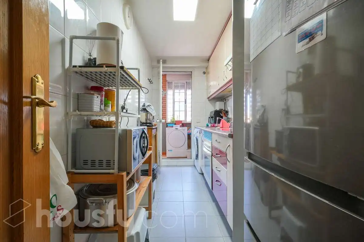 Kitchen of Flat for sale in Madrid  with Air Conditioner, Heating and Terrace