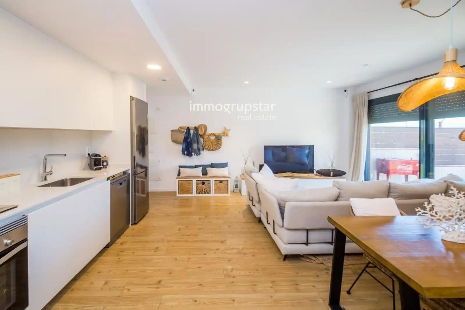 Sala d'estar de Apartament en venda en Calonge i Sant Antoni amb Aire condicionat, Calefacció i Terrassa