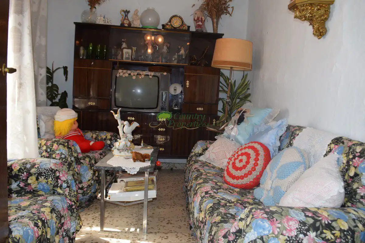 Sala d'estar de Casa o xalet en venda en Cómpeta amb Terrassa i Traster