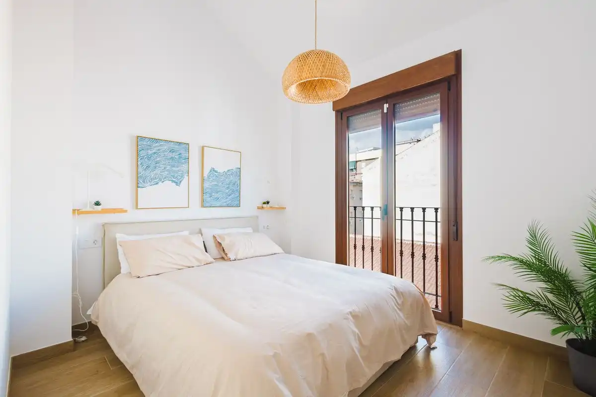 Schlafzimmer von Maisonette zum Verkauf in Málaga mit Klimaanlage, Heizung und Terrasse