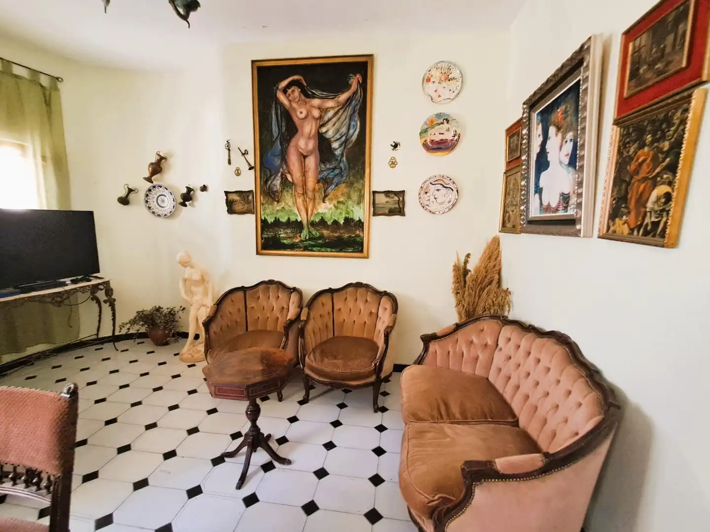 Wohnzimmer von Country house zum Verkauf in Águilas mit Klimaanlage, Heizung und Privatgarten