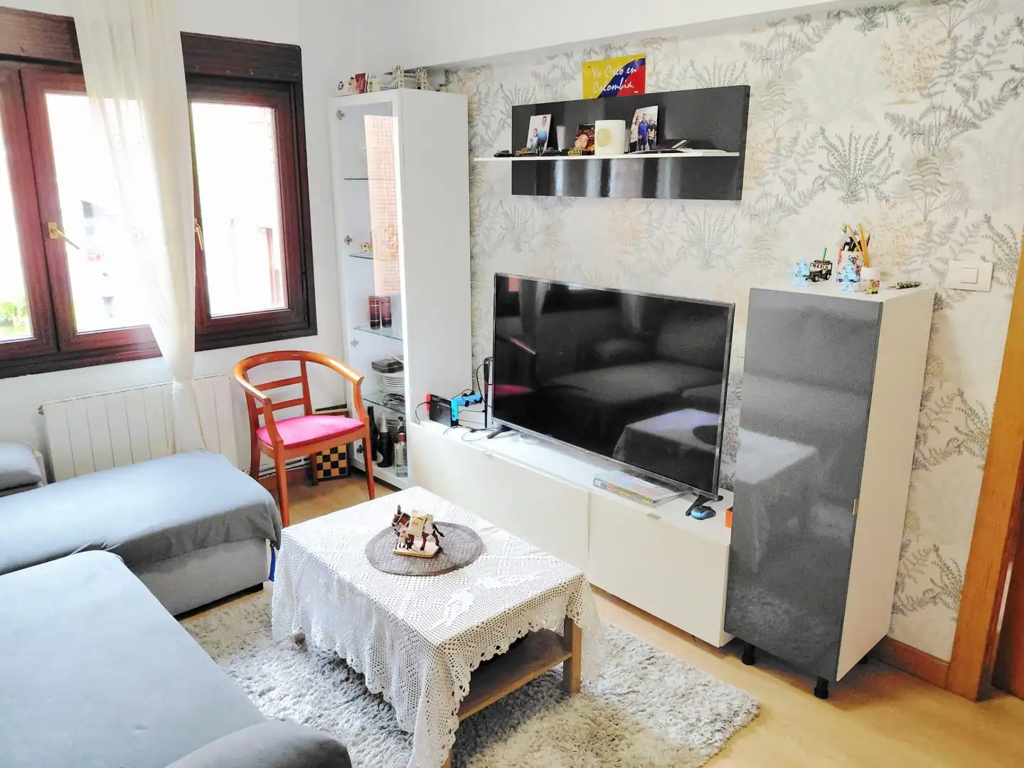 Sala de estar de Piso en venta en Getxo  con Calefacción y Trastero